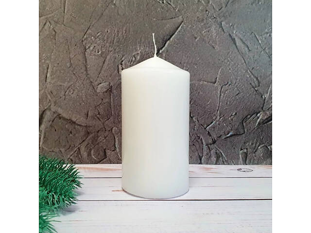 Свічка столова циліндр Bispol AURA Candles sw60/100-090 Білий - Фото 7