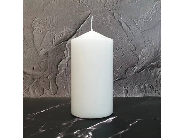 Свічка столова циліндр Bispol AURA Candles sw60/100-090 Білий - Фото 8