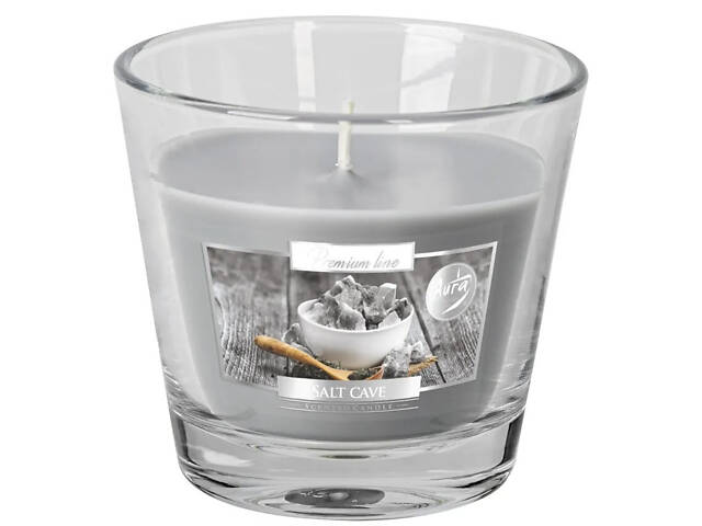 Свічка в скляному стакані Bispol Salt Cave (SN 90-313) - Фото 1
