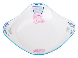 Свинка Пеппа, керамічна, глибока тарілка для дітей, 350 мл.