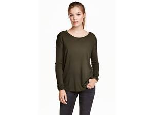 Свитер женский H&M 36350543 XS Темно-зеленый (2000000886947)