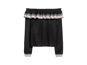 Свитер женский H&M 46183452 L Черный (2000000875415)