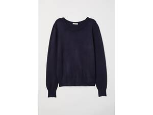 Свитер женский H&M 5913340 XS Темно-синий (2030000102488)