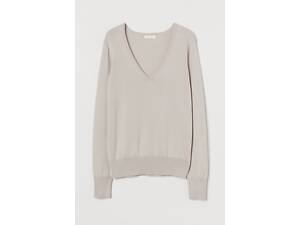 Свитер женский H&M 9039943 XS Бежевый (2030000141487)