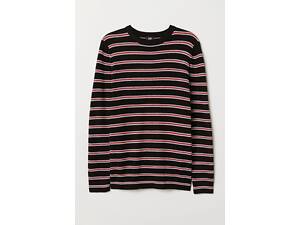 Свитер мужской H&M 5870268 XS Черный (2030000169474)