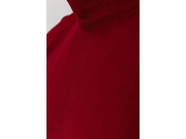Свитер мужской однотонный, цвет бордовый, 161R1770 - Фото 5