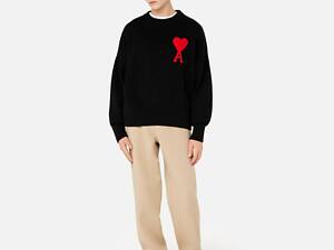 Свитер No Brand de Coeur Oversize Sweater Black Red Heart XS