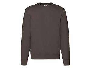 Світшот Fruit of the loom Premium set-in sweat 2XL Шоколадний (62-154-0)
