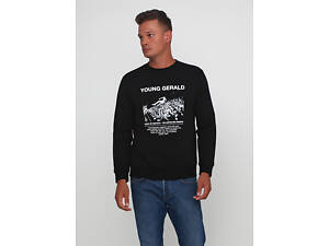 Свитшот мужской H&M 62333672 XS Черный (2030000154852)