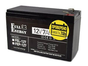 Свинцево-кислотна акумуляторна батарея Full Energy FEP-127 7А•г 12В (10000000702)
