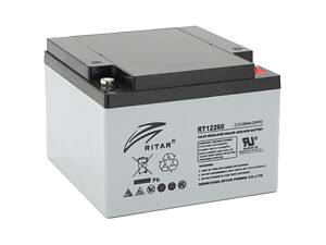 Свинцево-кислотна акумуляторна батарея RITAR RT12260 26A•г 12В (99-00022385)