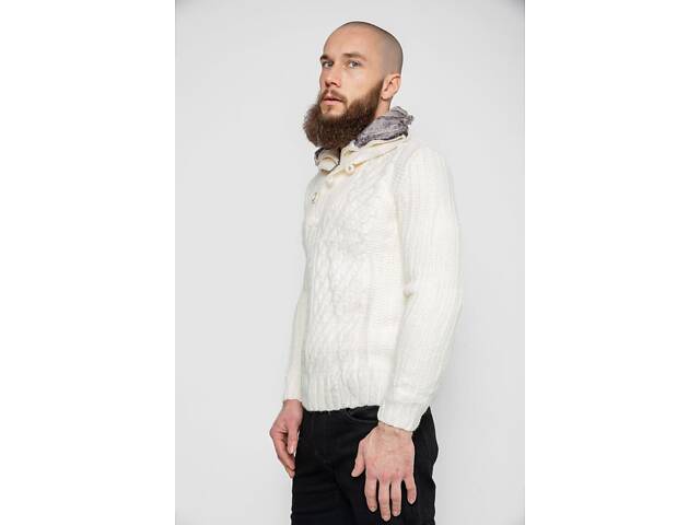 Свитер мужской, цвет белый, 214R10331 - Фото 3