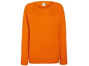 Свитшот Fruit of the loom Lightweight raglan sweat lady-fit XS Оранжевый (62-146-0)