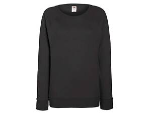 Свитшот Fruit of the loom Lightweight raglan sweat lady-fit XS Светлый графит (62-146-0)