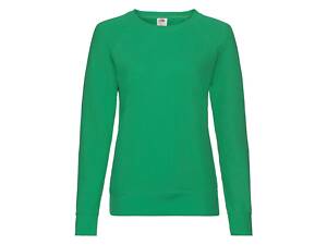 Свитшот Fruit of the loom Lightweight raglan sweat lady-fit S Зеленый (62-146-0)