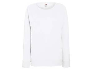 Свитшот Fruit of the loom Lightweight raglan sweat lady-fit XS Белый (62-146-0)