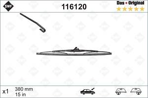 SWF (Valeo) 116120 Щетка стеклоочистителя (380mm) Ford Transit/Renault Kangoo 97-