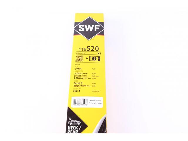SWF (Valeo) 116520 Щетка стеклоочистителя (задняя) (300mm) Dacia Duster/Peugeot Expert/Opel Insignia A 08- - Фото 2