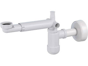 Сифон Deante Space-Saver Lux телескопічний, білий (NHC_633K)