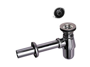 Сифон для раковины латунный с пробкой на цепочке 1¼'×Ø32мм WIRQUIN (9541203)