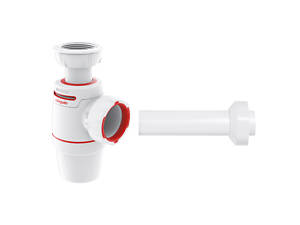 Сифон для раковины Neo Air 1¼'×Ø40мм с отводом WIRQUIN (9541356)