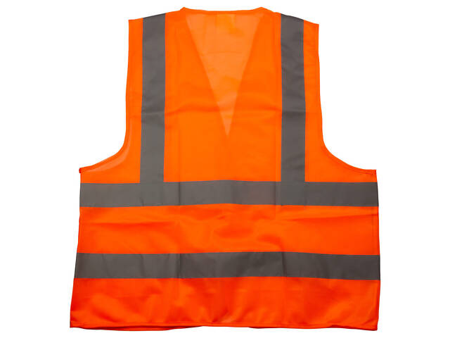 Сигнальный жилет оранжевый 4 с/о полосы XXL GRAD (9451595) - Фото 2