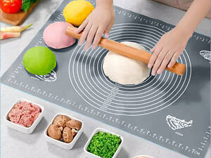 Силіконовий кондитерський килимок для розкочування тіста 50х70 см