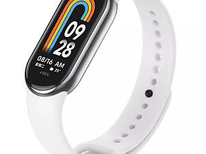 Силиконовый ремешок для Xiaomi Mi Band 8/9/10 Белый / White