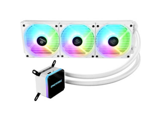 Система рідинного охолодження Enermax Liqmax III 360 White ARGB (ELC-LMT360-W-ARGB) - Фото 1