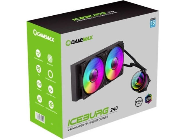 Система рідинного охолодження Gamemax IceBurg 240 Infinity - Фото 9