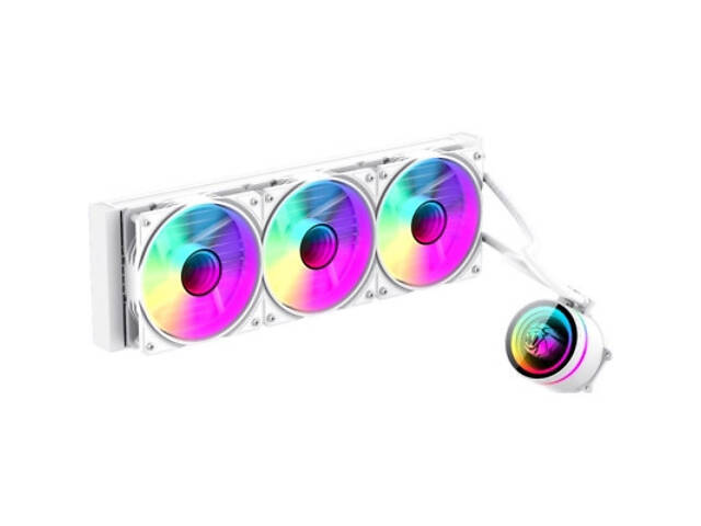 Система рідинного охолодження Gamemax IceBurg 360 Infinity WH - Фото 1