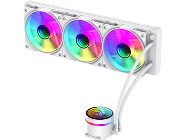 Система рідинного охолодження Gamemax IceBurg 360 Infinity WH - Фото 9