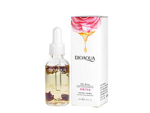 Сироватка для обличчя зволожувальна з екстрактом троянди Bioaqua Rose Stem Flower Oil 30 мл BQY83703