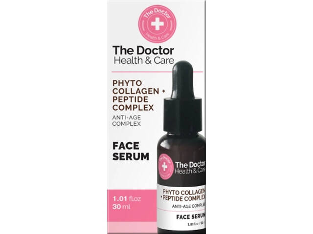 Сироватка для обличчя The Doctor Health & Care Phyto Collagen-Peptide Complex Face Serum 30 мл (5901845509381) - Фото 2