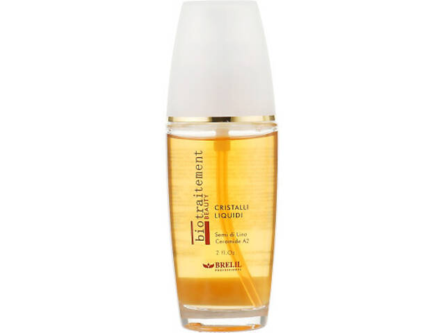 Сироватка для волосся Brelil Bio Traitement Рідкі кристали з ефектом блиску 60 мл (8011935051205) - Фото 1