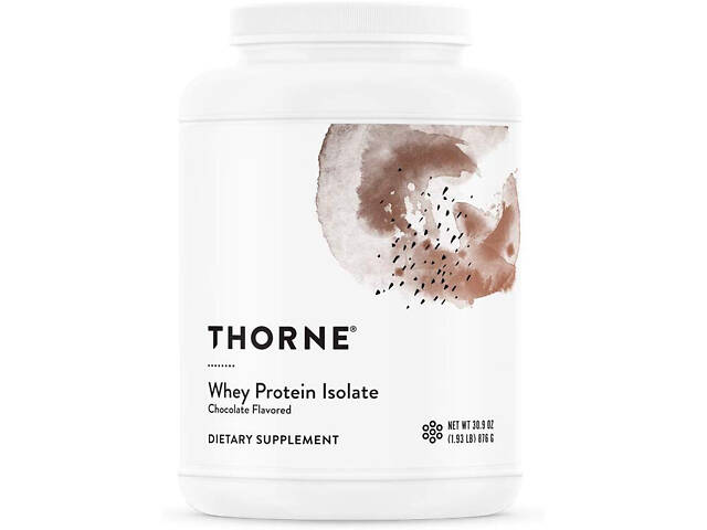 Сироватковий протеїн, ізолят, Whey Protein Isolate, Thorne, шоколад, 906 г - Фото 1 Сироватковий протеїн, ізолят, Whey Protein Isolate, Thorne, шоколад, 906 г - Фото 1