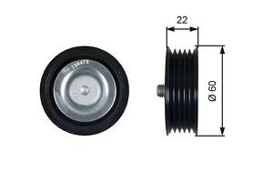 T36473 (7803-21573) Обвідний ролик GATES DRIVEALIGN MV IDLER