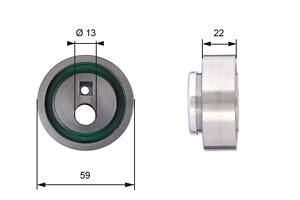 T41129 (7786-21171) Натяжний ролик ременя ГРМ GATES POWERGRIP TENSIONER