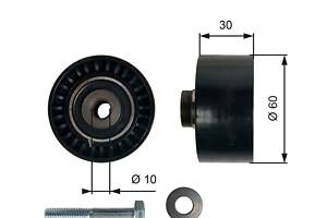 Відвідний/напрямний ролик, зубчастий ремінь GATES T42065