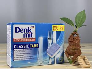 Таблетки для посудомийних машин Denk Mit Geschirr-Reiniger Classic 65 шт.