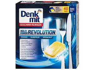 Таблетки для посудомоечной машины Denkmit Geschirr-Reiniger Milti-Power Revolution 4066447771480 40 шт
