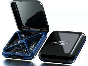 Таблетниця пластикова 8326 2.5х8х8 см чорна