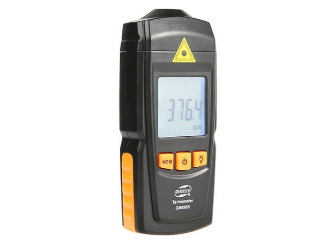 Тахометр безконтактний (2,5-99999 об/хв) BENETECH GM8905 - Фото 1