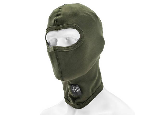 Тактическая Балаклава Helikon ComfortDry С Отверстием Olive Green One Size - Фото 1