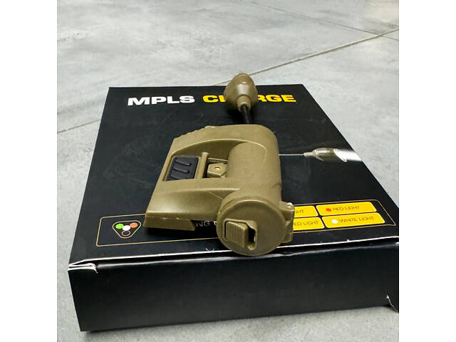 Тактический фонарь на шлем Spina LT-09 MPLS Charge, цвет Койот, режимы: Белый, Красный, Зеленый, ИК - Фото 3