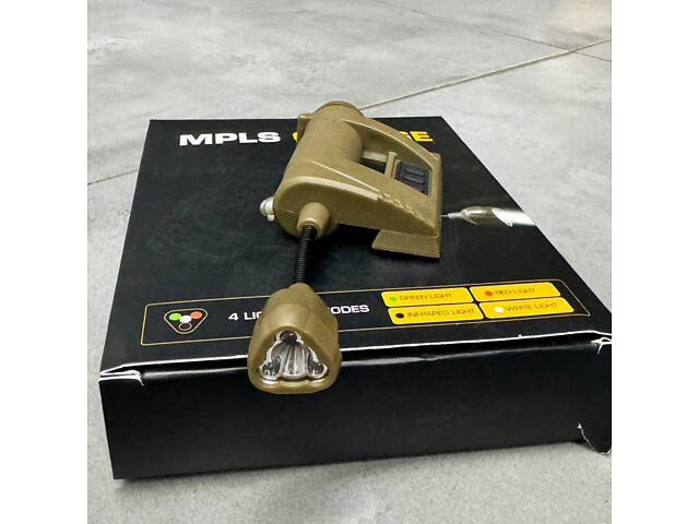 Тактический фонарь на шлем Spina LT-09 MPLS Charge, цвет Койот, режимы: Белый, Красный, Зеленый, ИК - Фото 6