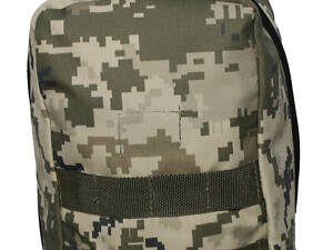 Тактический подсумок аптечка molle пиксель. Подсумок медицинский 15х22х11 см
