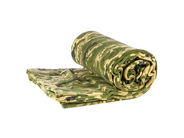 Тактичний флісовий плед 150х200 см – ковдра для військових із чохлом, килимок плед покривало. Колір: піксель - Фото 2