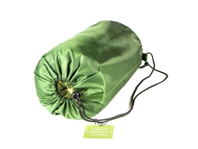 Тактичний флісовий плед 150х200 см – ковдра для військових із чохлом, килимок плед покривало. Колір: піксель - Фото 4