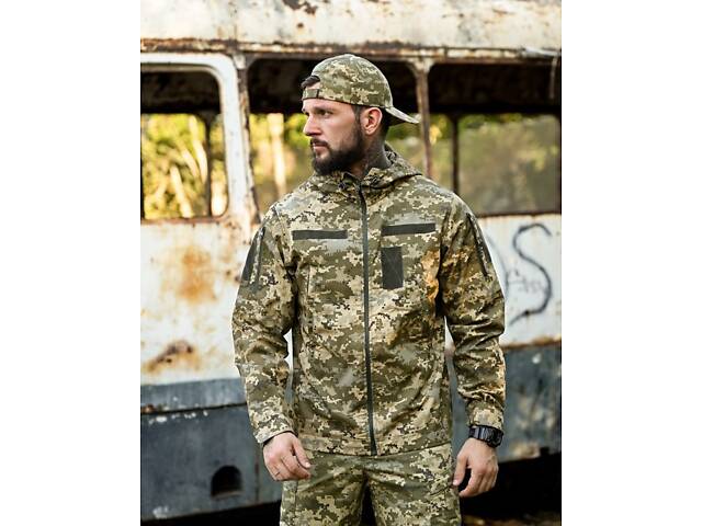 Тактическая куртка field пиксель - Фото 1